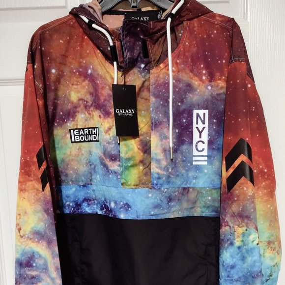 Galactic Savage Earth Bound NYC Windbreaker - Picture 1 of 2
